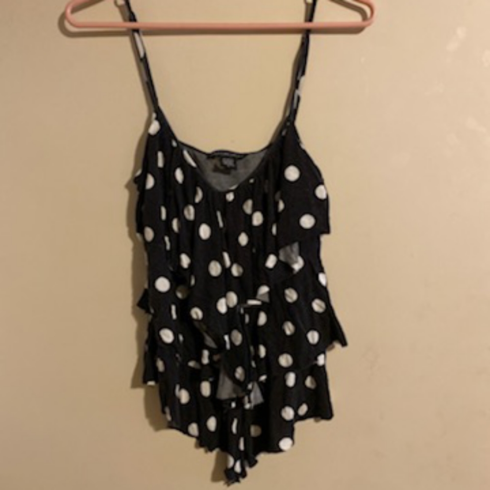 Black tank top